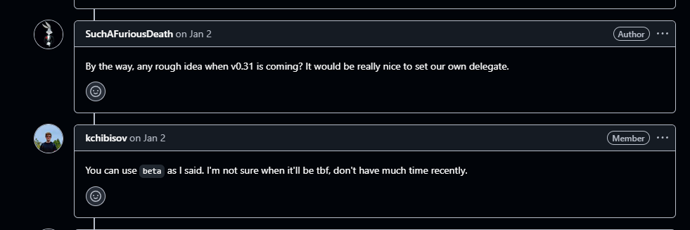 A humorous depiction of burnout related to the winit library development.